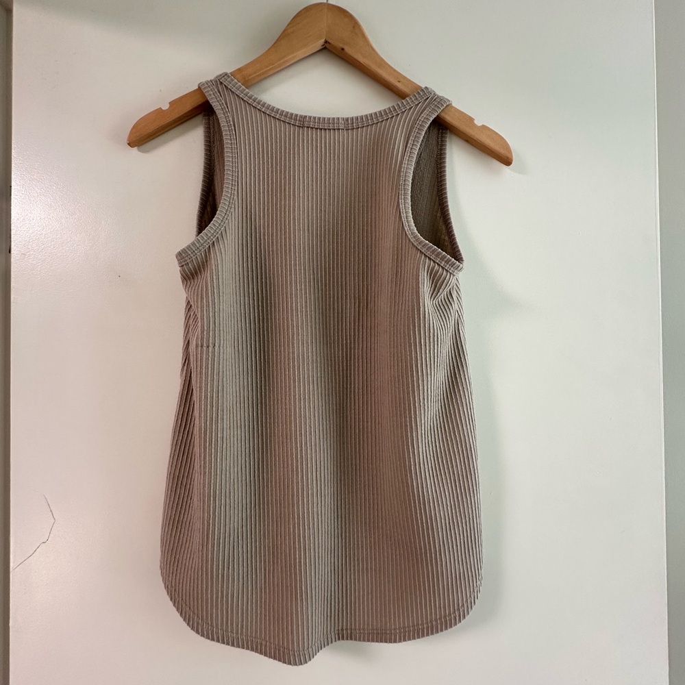 Women's Ribbed Tank Top - Picture 2 of 2